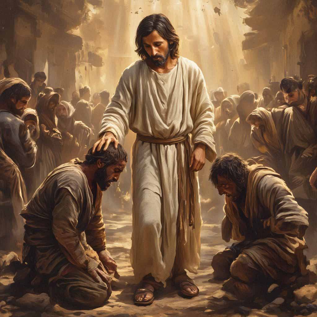 Jesus curando enfermos