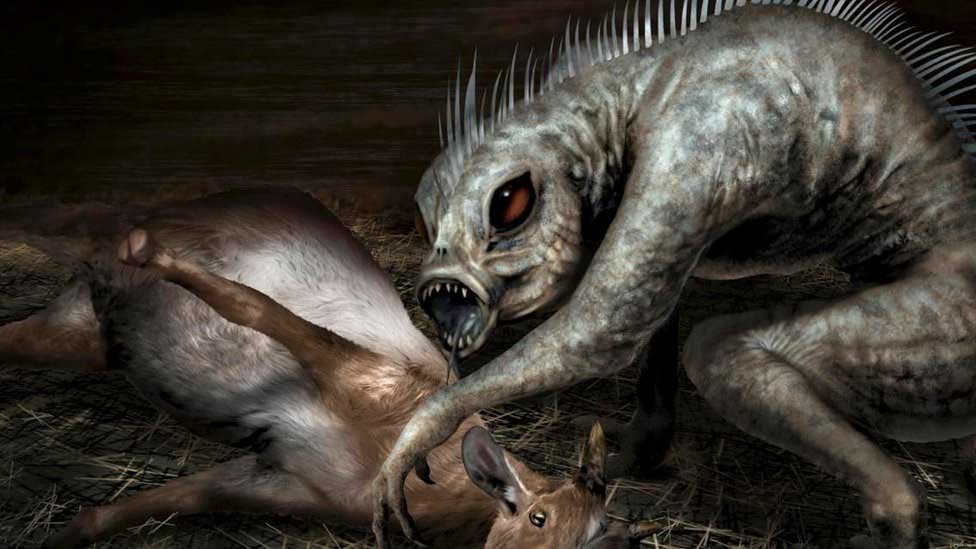 Aparição de Seres Fantásticos, demoníacos