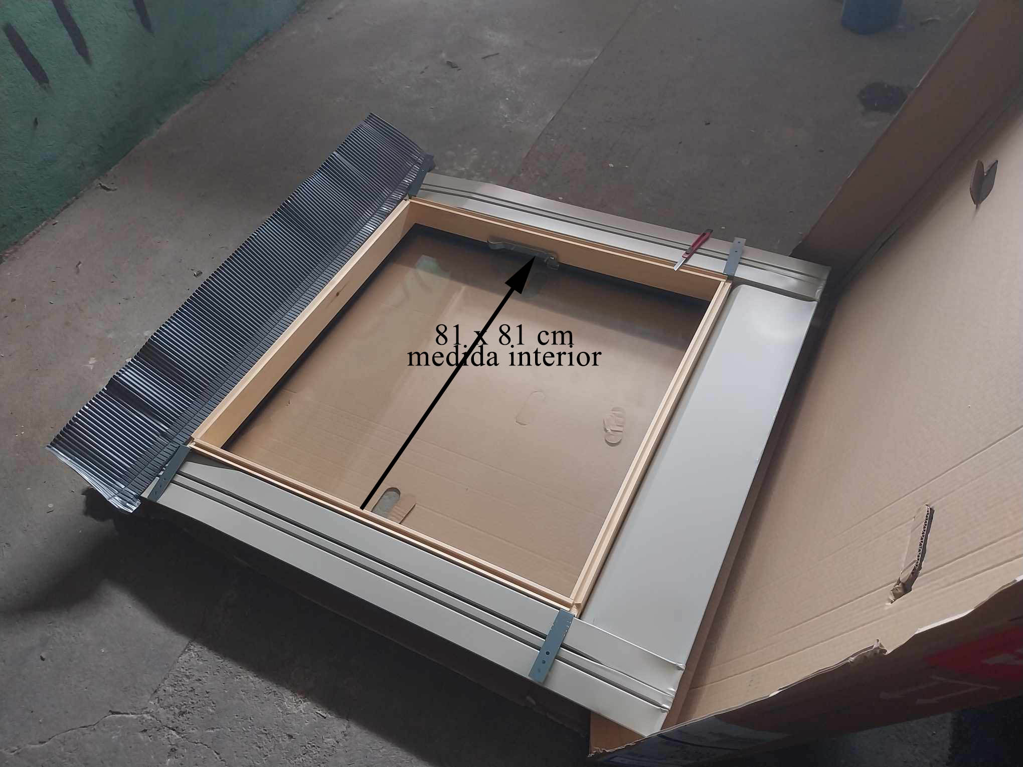 Medidas da clarabóia velux