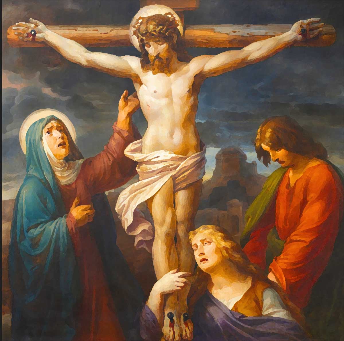 Maria Madalena esteve na crucificação de Jesus Cristo