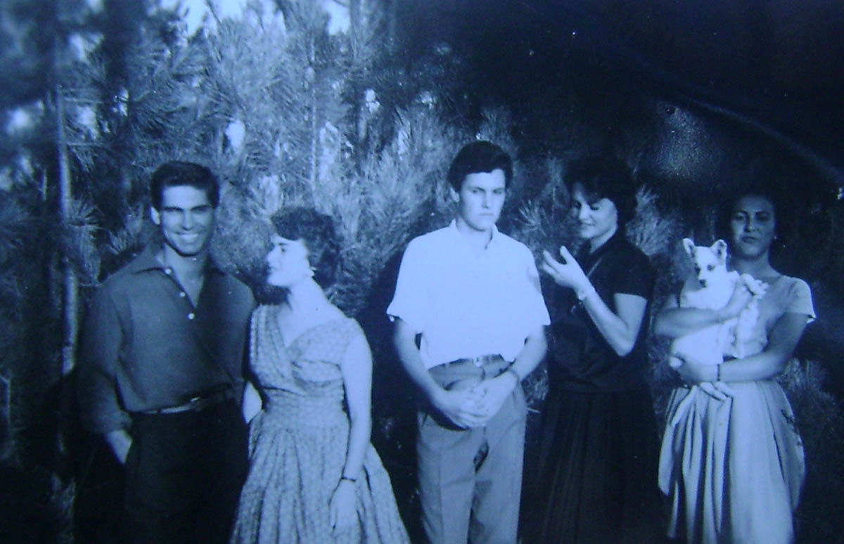 Lidia e seu primo, Mário Cristóvão