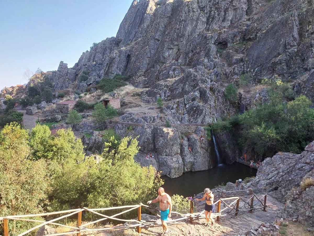 Praia fluvial de Penha Garcia