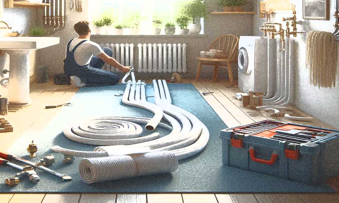 Projecto de instalação de água através de tubagem Multicamada