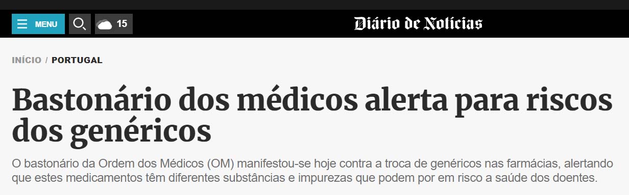 Médicos contra genéricos