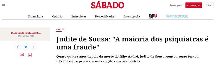 Judite de Sousa e os psiquiatras