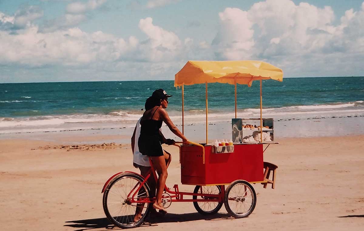 O oferta da praia Brasileira