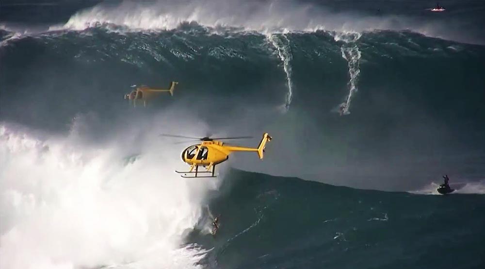 A técnica do Tow-in no surf