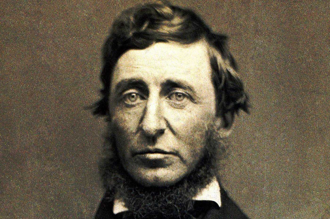 O escritor HENRY DAVID THOREAU