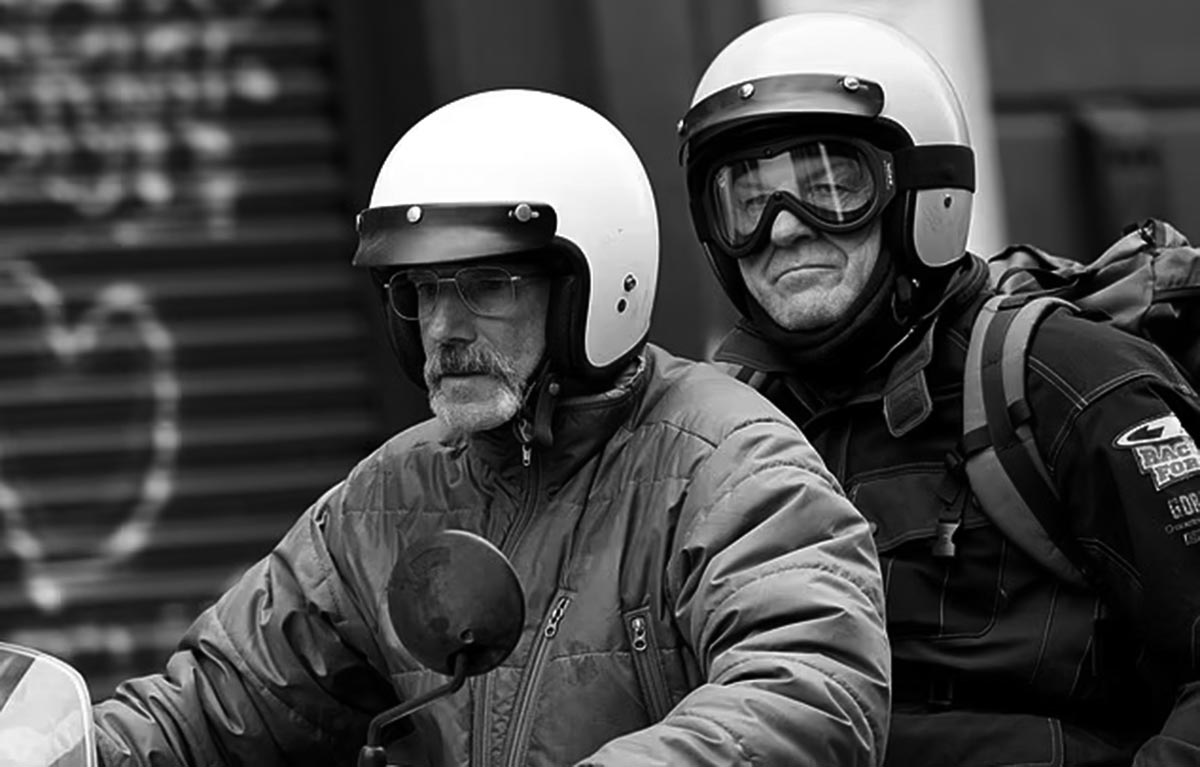 O motard Daniel Day Lewis