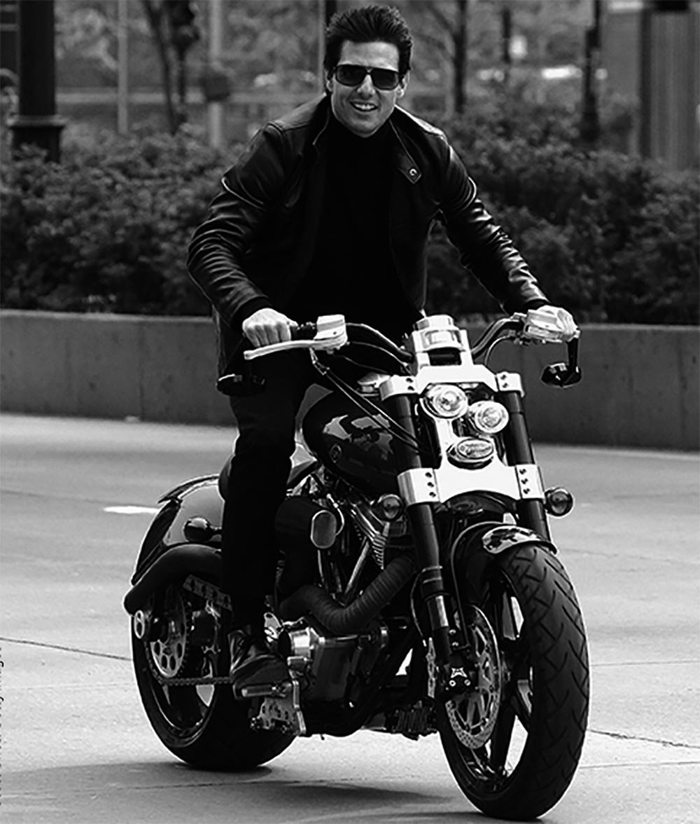 O motard Tom Cruise