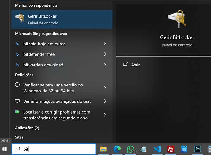 usar BitLocker