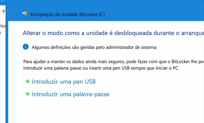 activar BitLocker