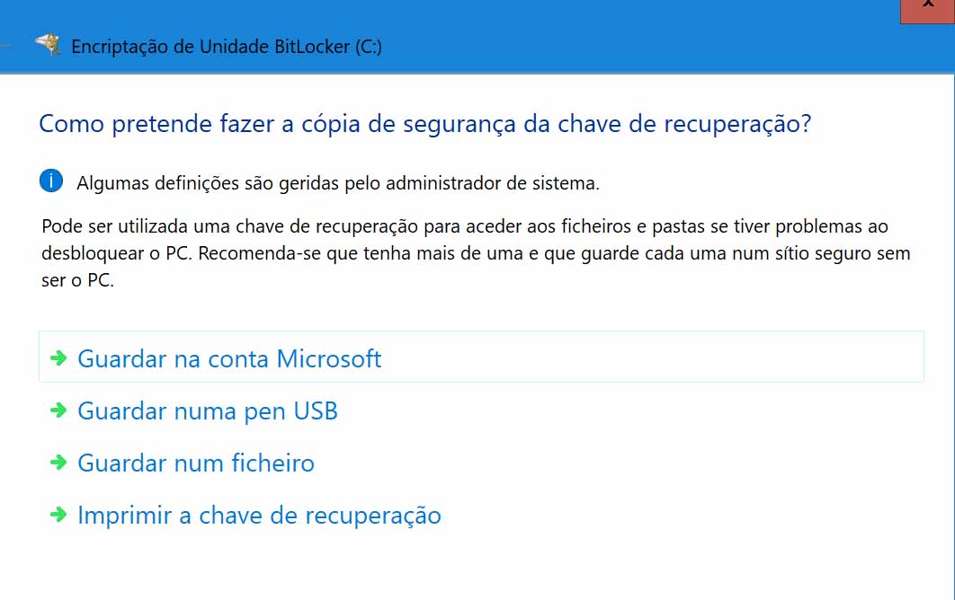 activar BitLocker