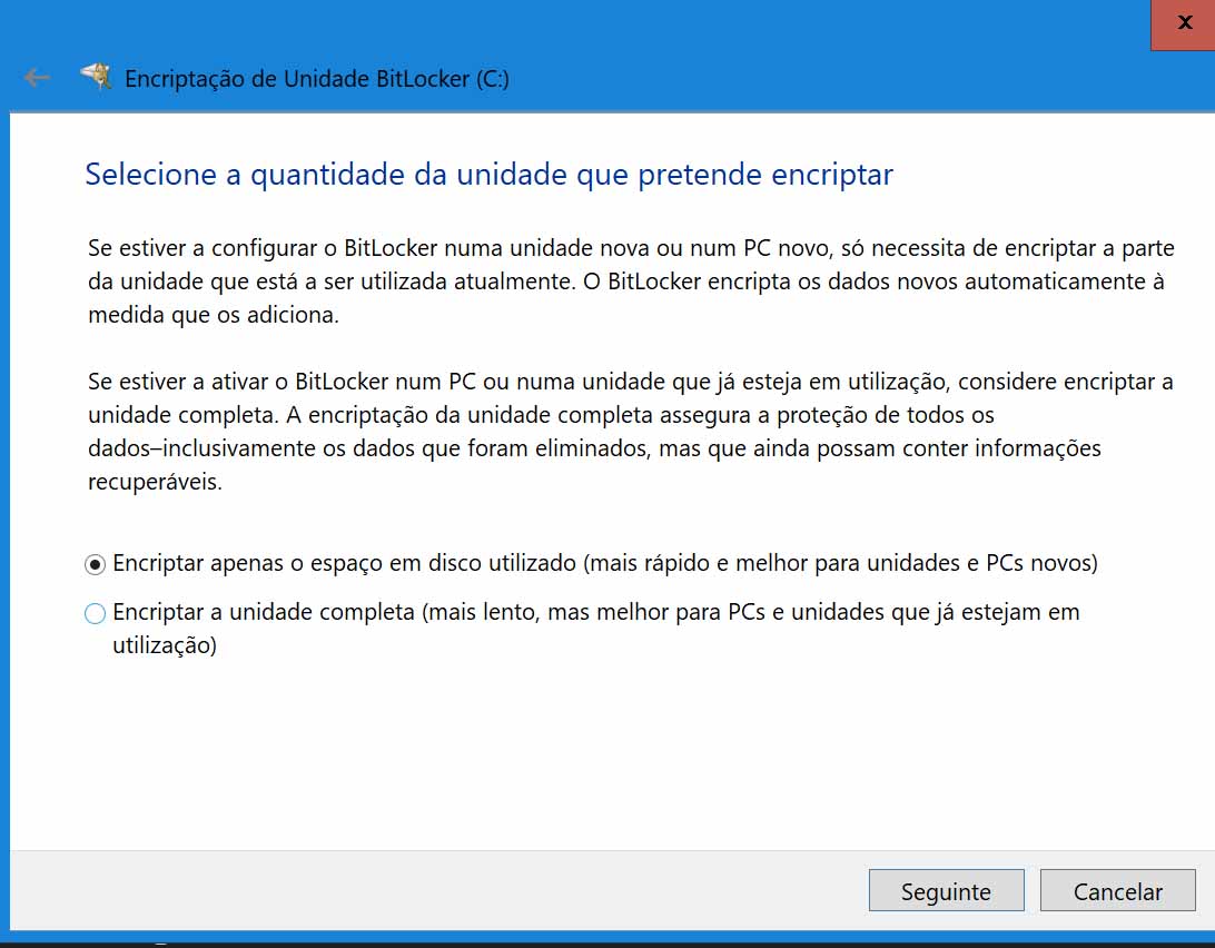 activar BitLocker
