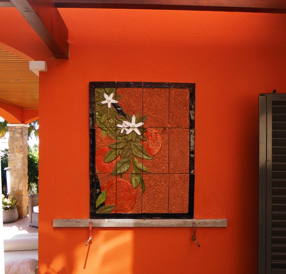 A ceramica no design de exteriores