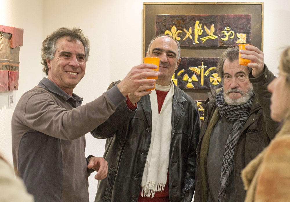Os artistas meus amigos : Francisco Palma, José António e Américo Souza