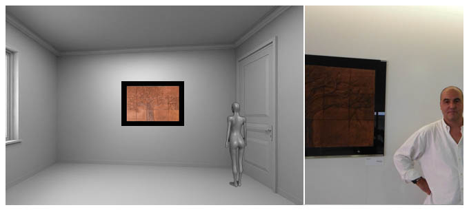 Painel cerâmico : imbondeiro