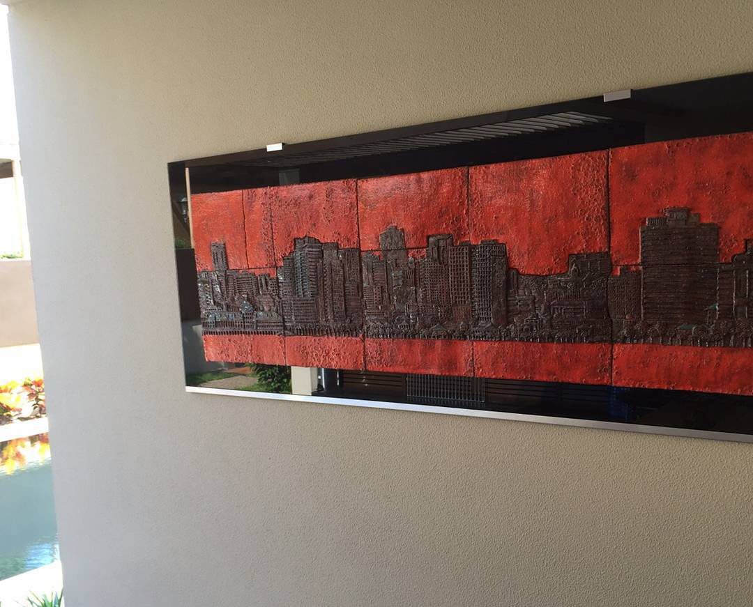 Painel cerâmico : Baia de Luanda